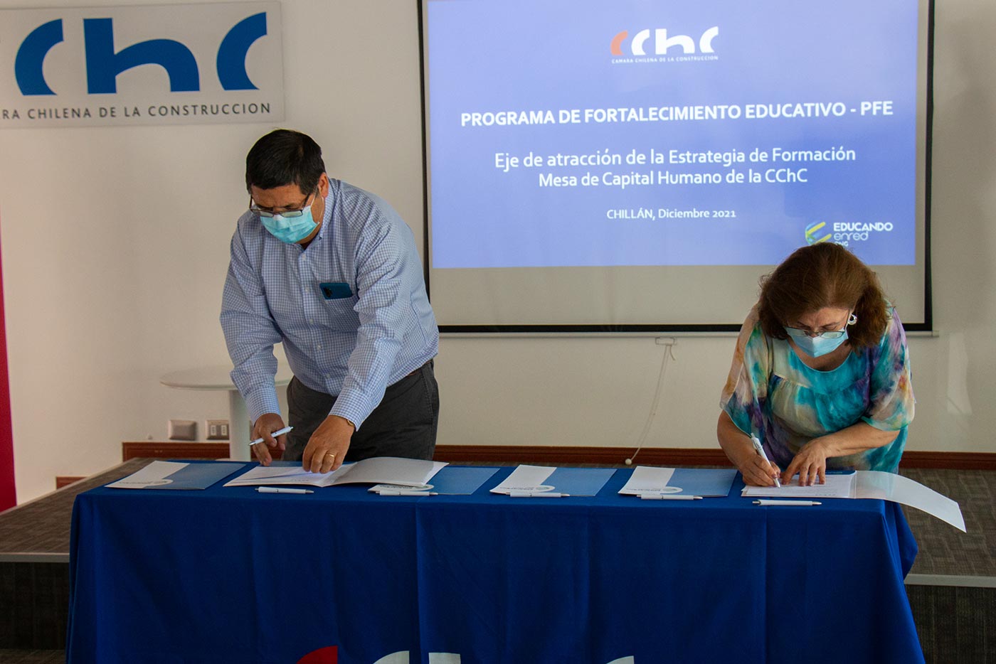 CCHC Chillán confirma vinculación efectiva  con la educación técnico profesional