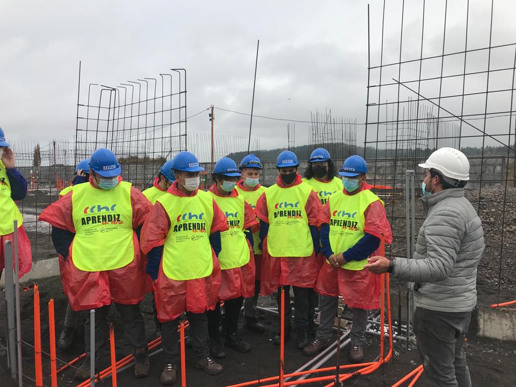 Colegio Alerce de Concepción visitó la obra San Andrés del Valle