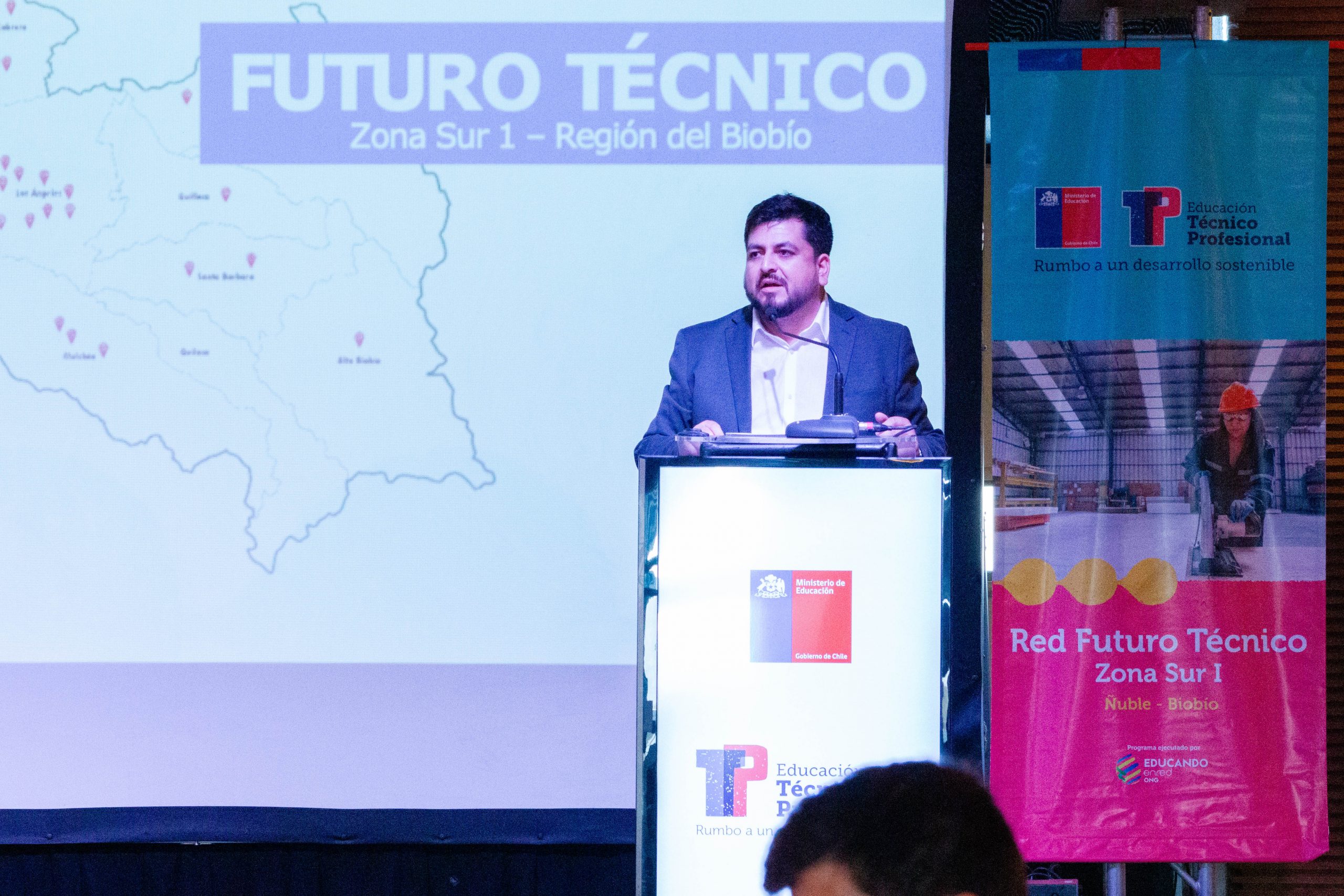 Junto a equipos directivos de la EMTP inicia la Red Futuro Técnico 2023-2024 en la región del Biobío